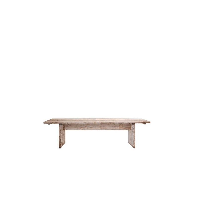 Raw plank table 90 x 250 h74 cm