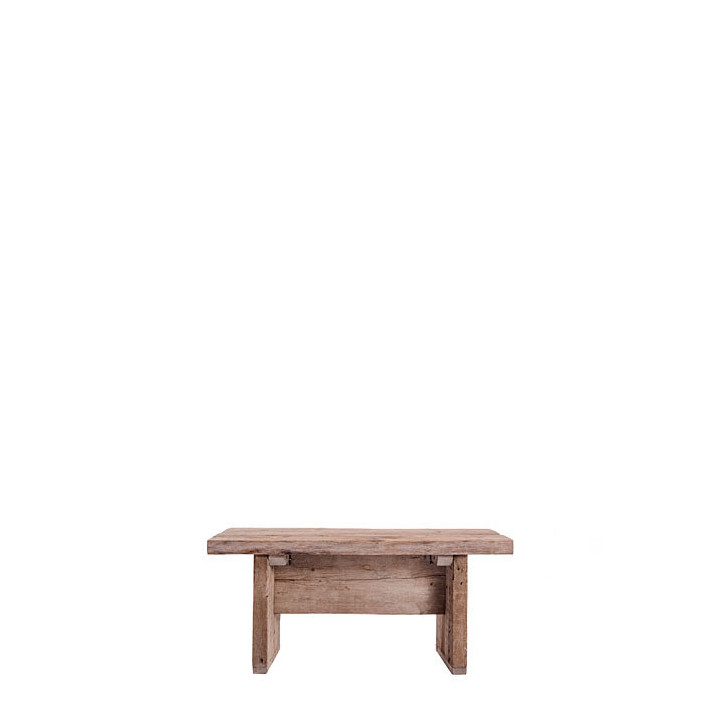 Raw plank bench 90 x 35 h43 cm