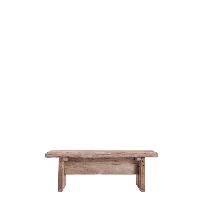 Banc en bois brut 150x40 cm