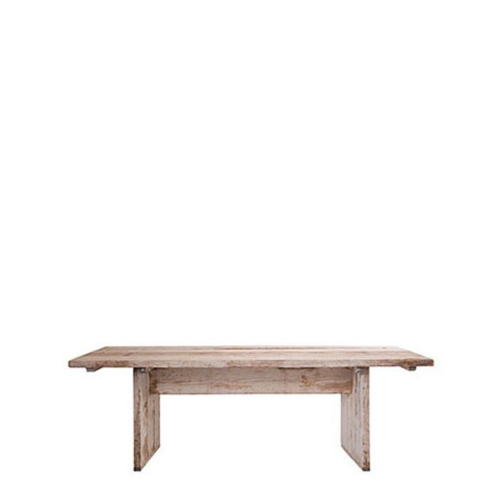 Table en bois brut 90 x180xh74 cm