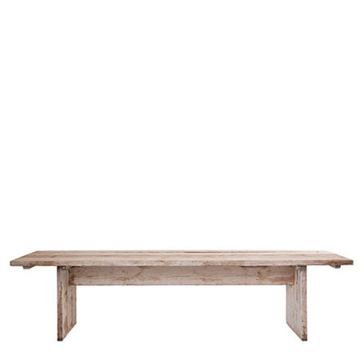 Table en bois brut 90 x 300 h74 cm