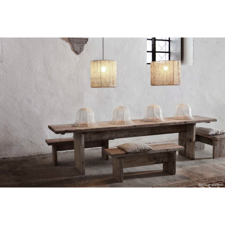 Raw plank table 90 x 300 h74 cm