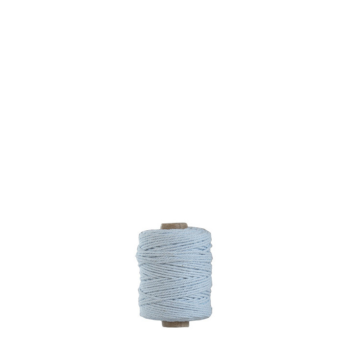 Ficelle en coton bleu 0.2 x 5000 cm
