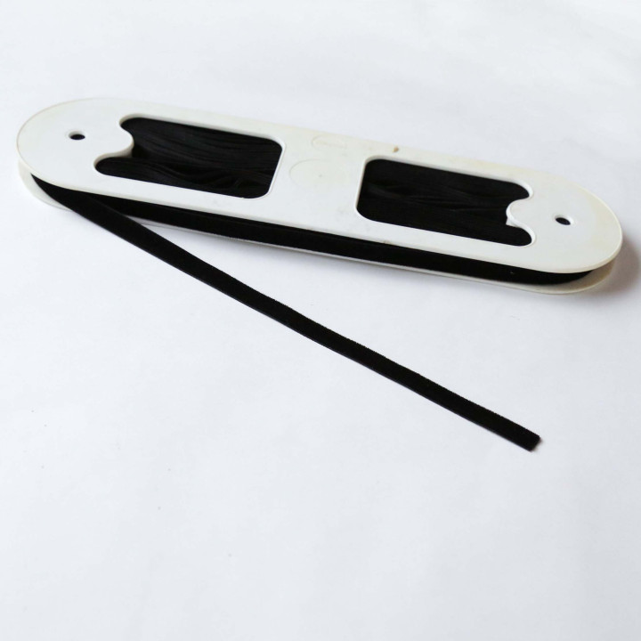 Nastro velluto nero 10m x 0.9 cm