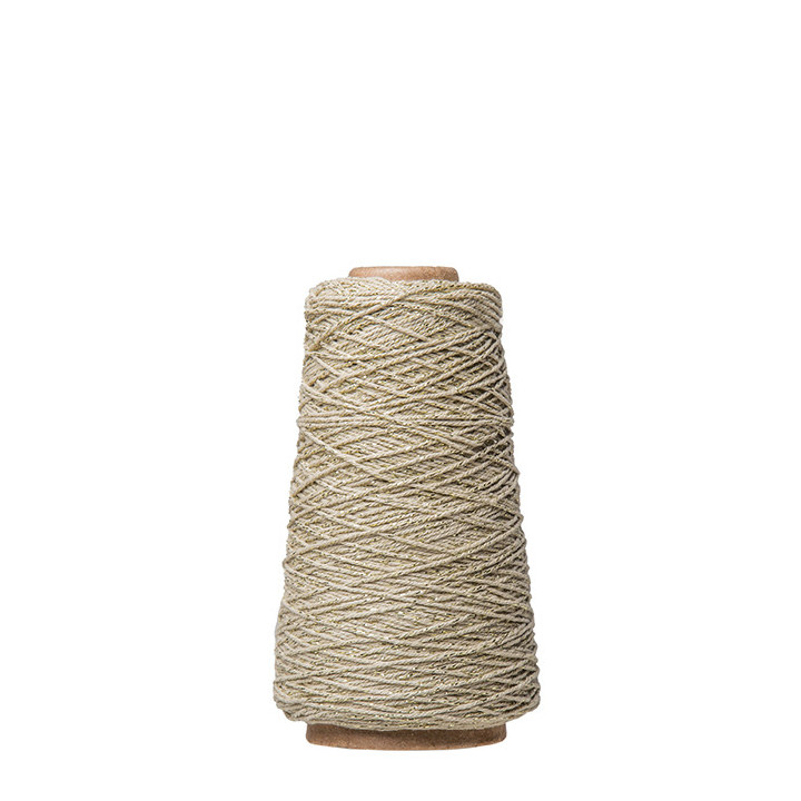 Matassa cordino beige lurex oro cod.07 300m x 2 mm