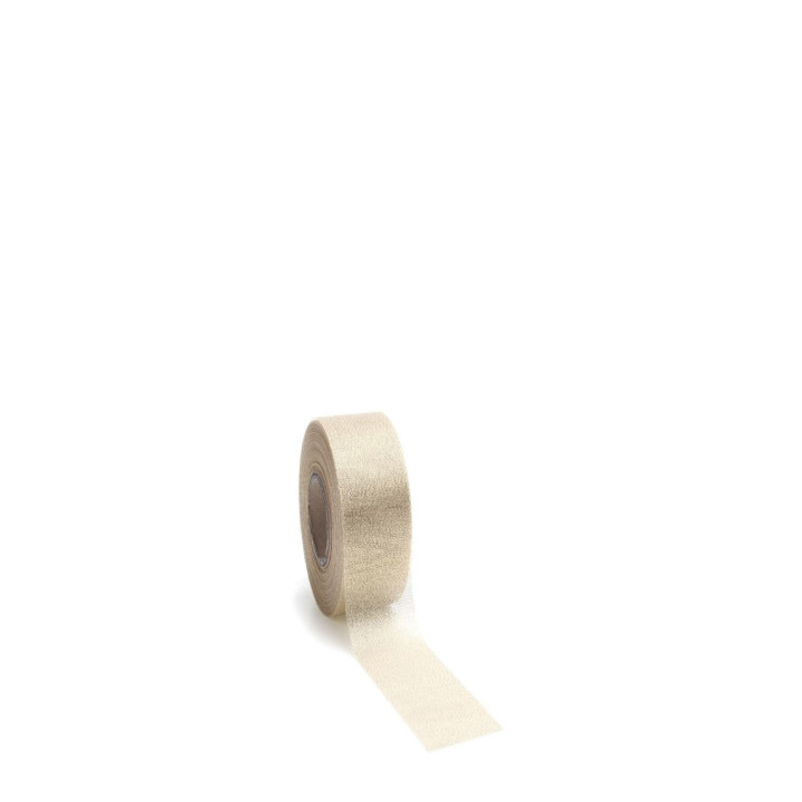 Ruban champagne brillante 25m x 3 cm