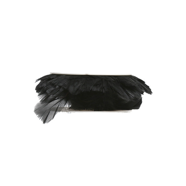 Nastro piume nere 500 cm
