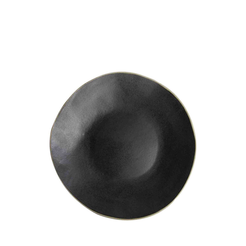 Plate with natural edge d25 cm