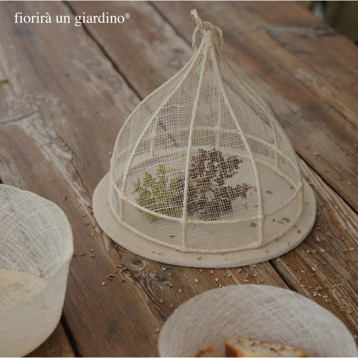 Small round placemat in artificial stone d23 cm