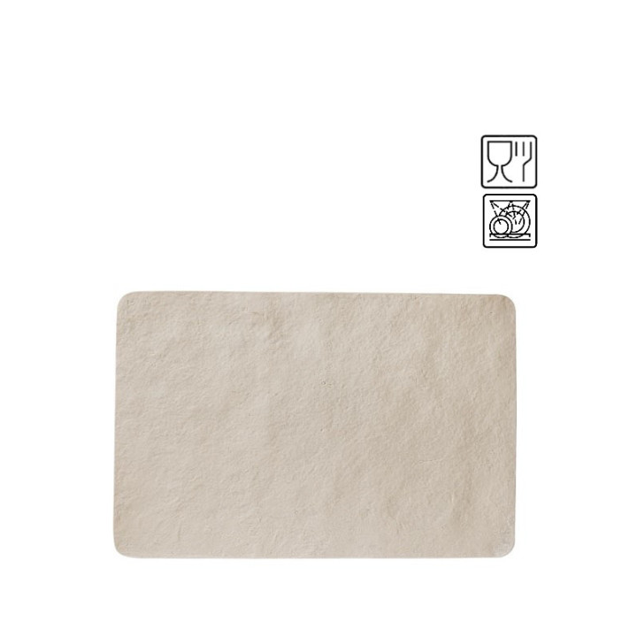 Placemat in artificial stone 34x51 cm