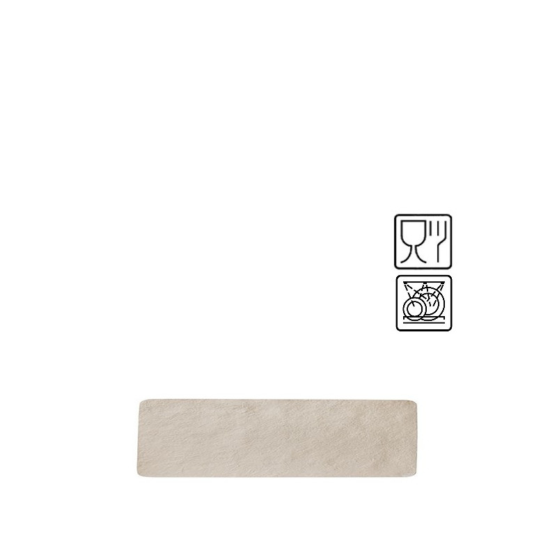 Petit plateau en pierre artificielle 48x12 cm