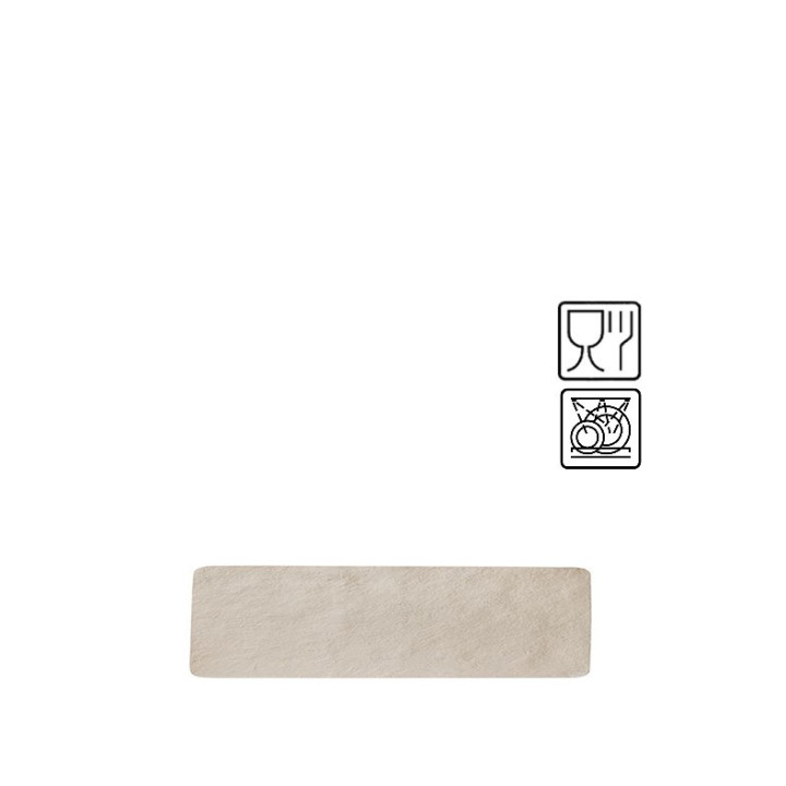 Petit plateau en pierre artificielle 48x12 cm