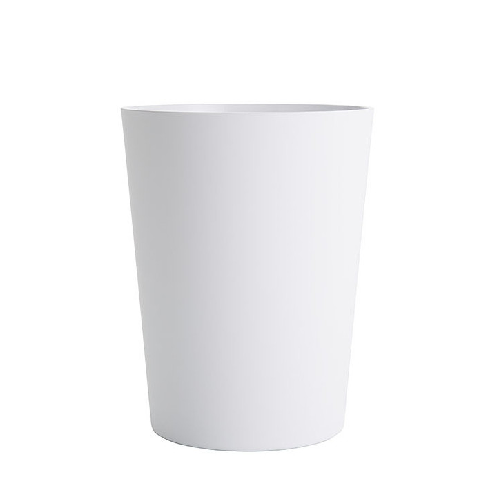 Seau blanche methacrylate d20 h25 cm