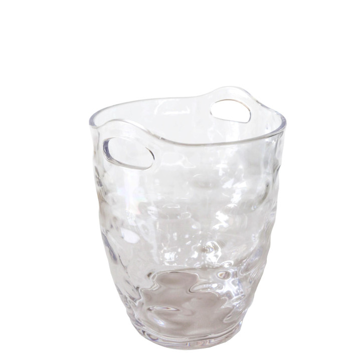Porte-glace en methacrylate effet bulles d18 h23 cm