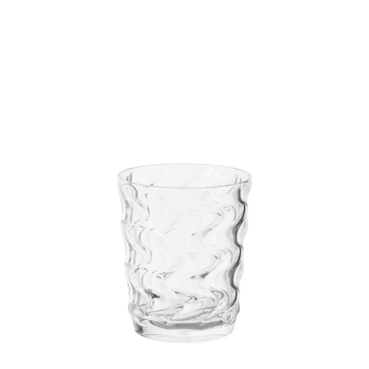 Transparent methacrylate waved glass