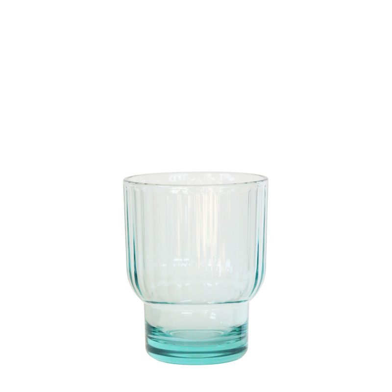 Verre en methacrylate avec lignes verticales empilable