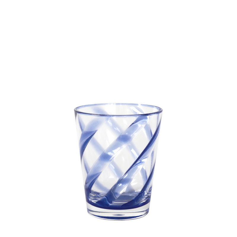Verre en biocopolyestere avec spirale