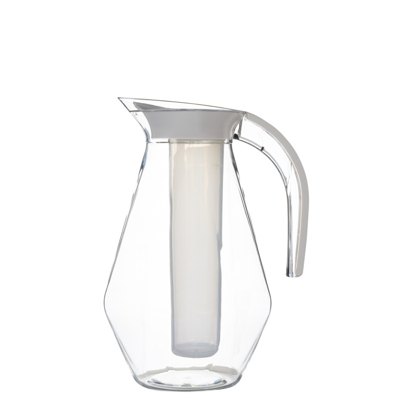 Carafe en methacrylate avec cylindre refrigerateur h 30cm