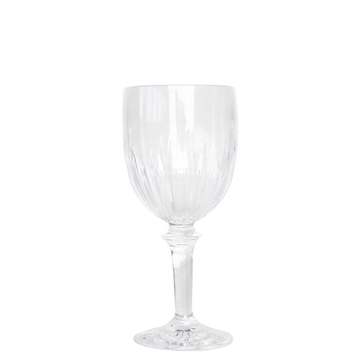 Calice metacrilato trasparente diamante v450 ml d9 h20 cm