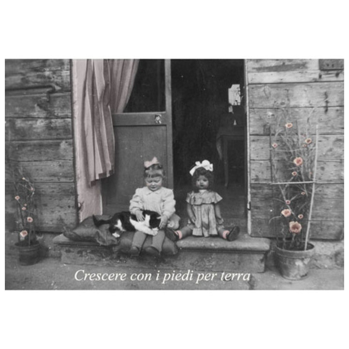 Cat and girl canvas 40x60 cm
