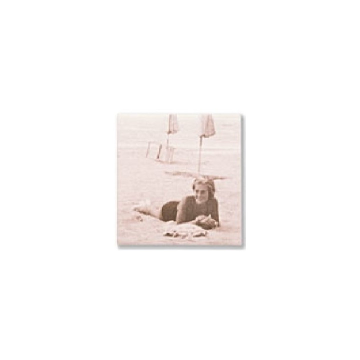 Woman beach canvas