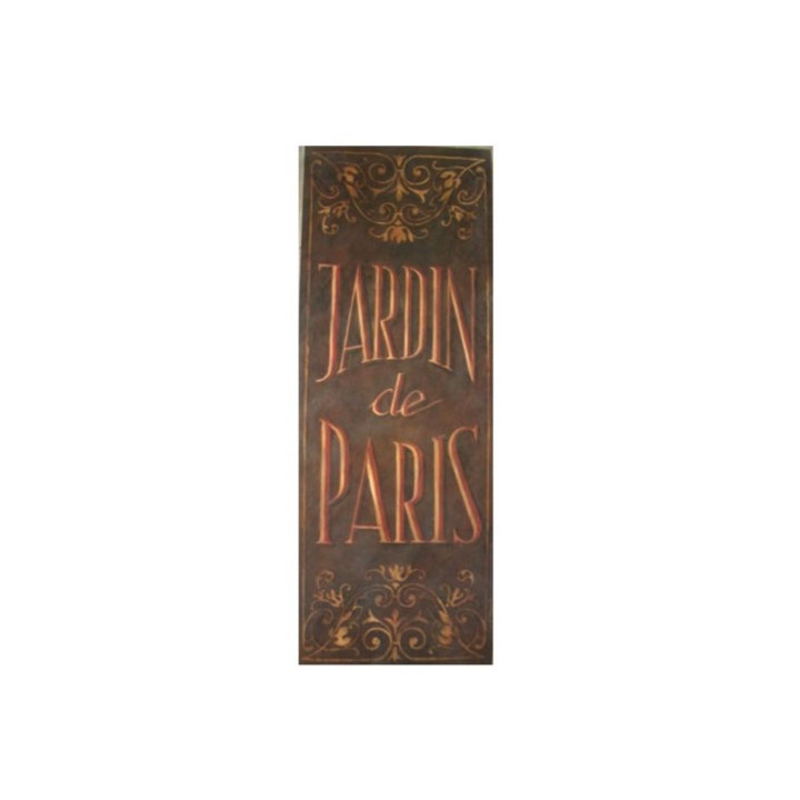 Quadro jardin de paris 30x80