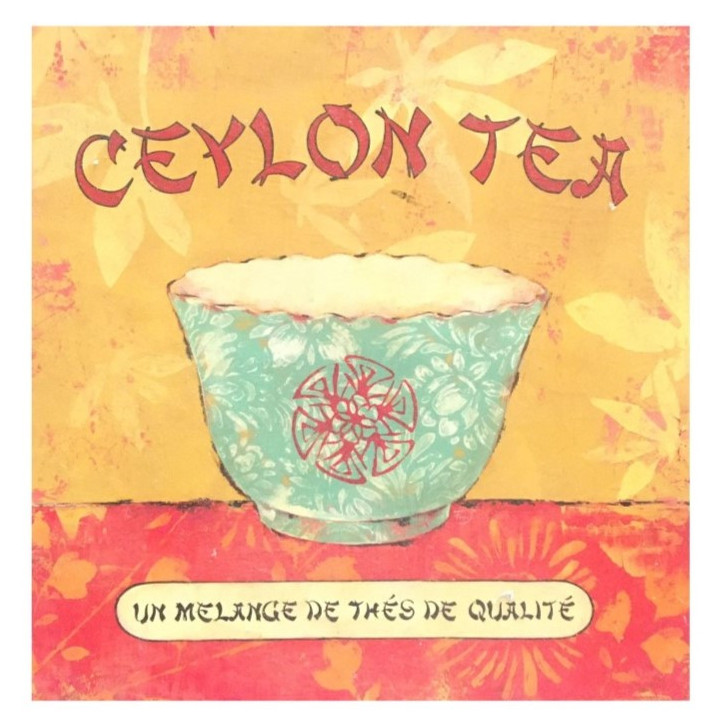 Quadro ceylon tea 30 x 30 cm