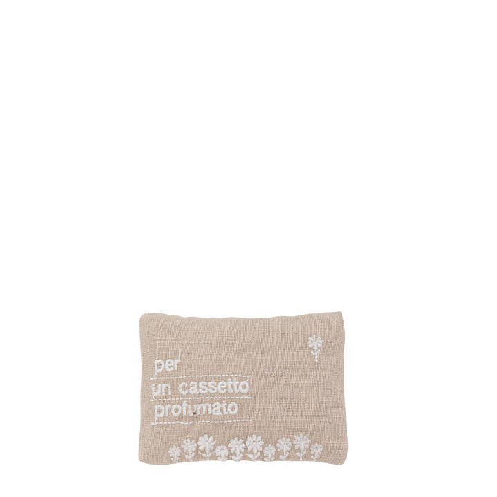 Talc-scented envelop for drawers 8 x 11 cm