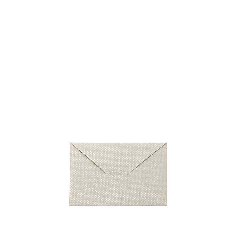Enveloppe paillete de papier couleur lin 20 x 14.5 cm