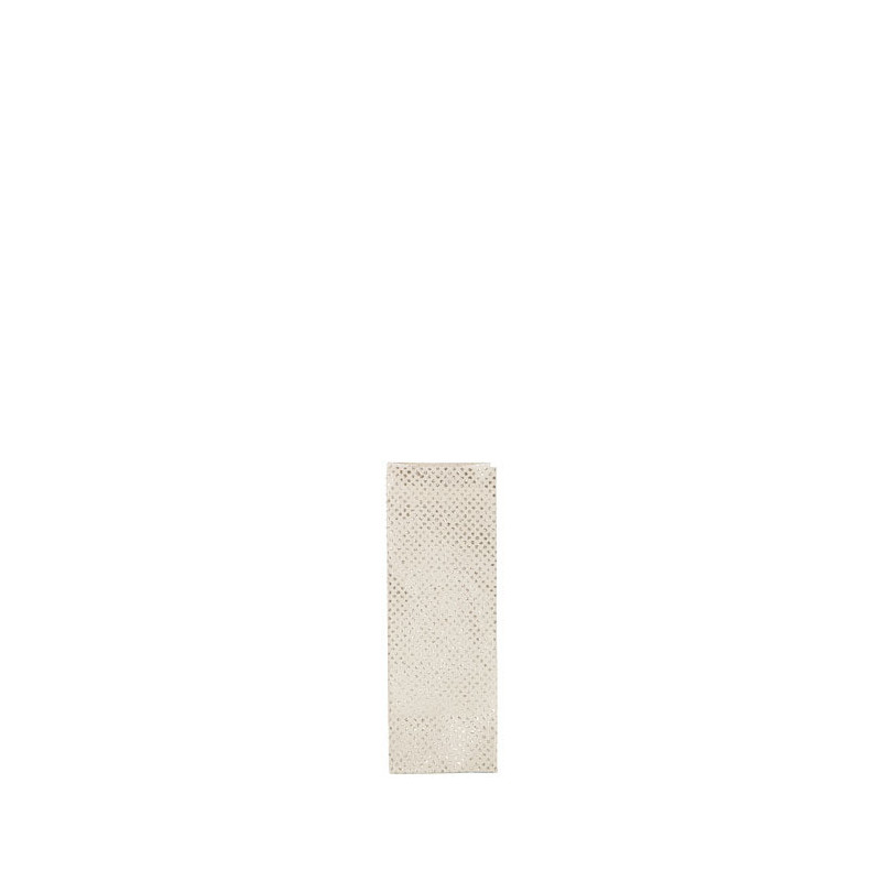 Glitter paper bag linen color 7 x 7 h20 cm