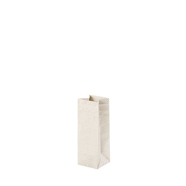 Sac paillete en papier 7 x 7 h20 cm