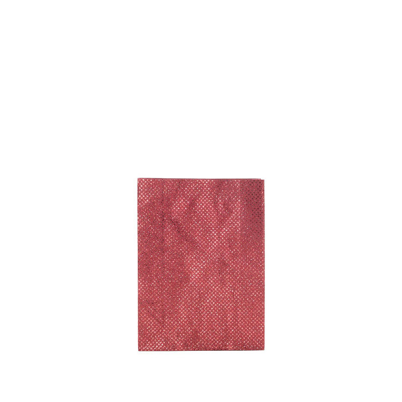 Glitter paper bag red color 7 x 18 h25 cm