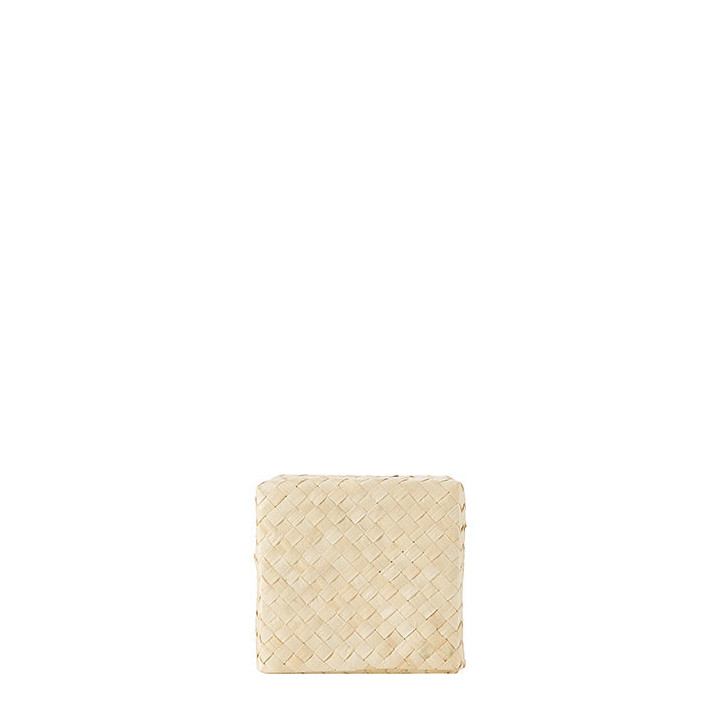 Woven cube box h12 cm