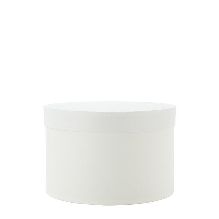 White paper box d20 h13 cm