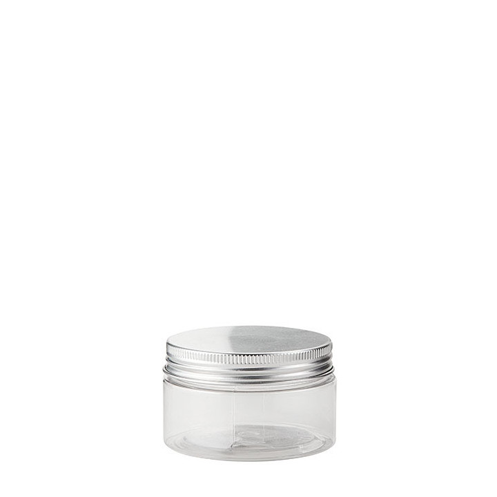 Confezione 12 barattoli pet trasparenti alimenti d7 h4 cm