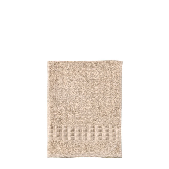 Natural 100%cotton towel with honeycomb band 50x70 cm