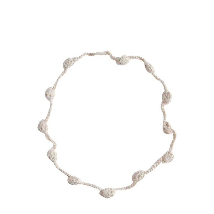 Collana cotone 12 nodi