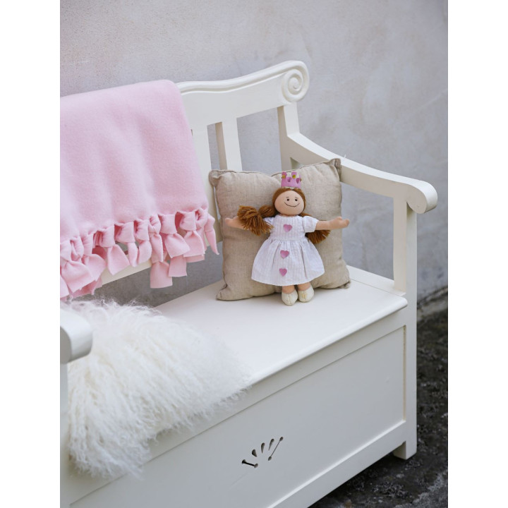 Coussin avec princesse 24 x 24 cm