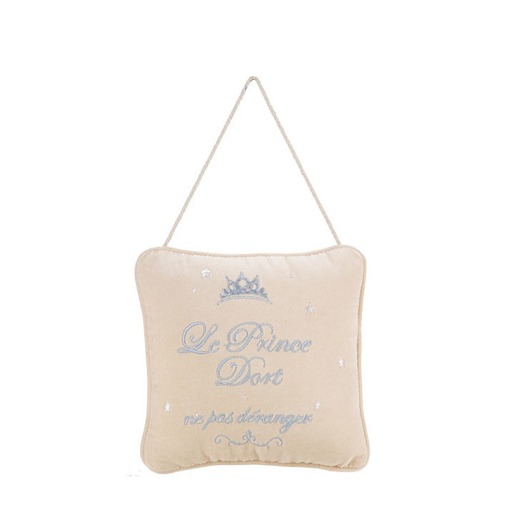 "le prince dort..." throw pillow 20 x 20 cm