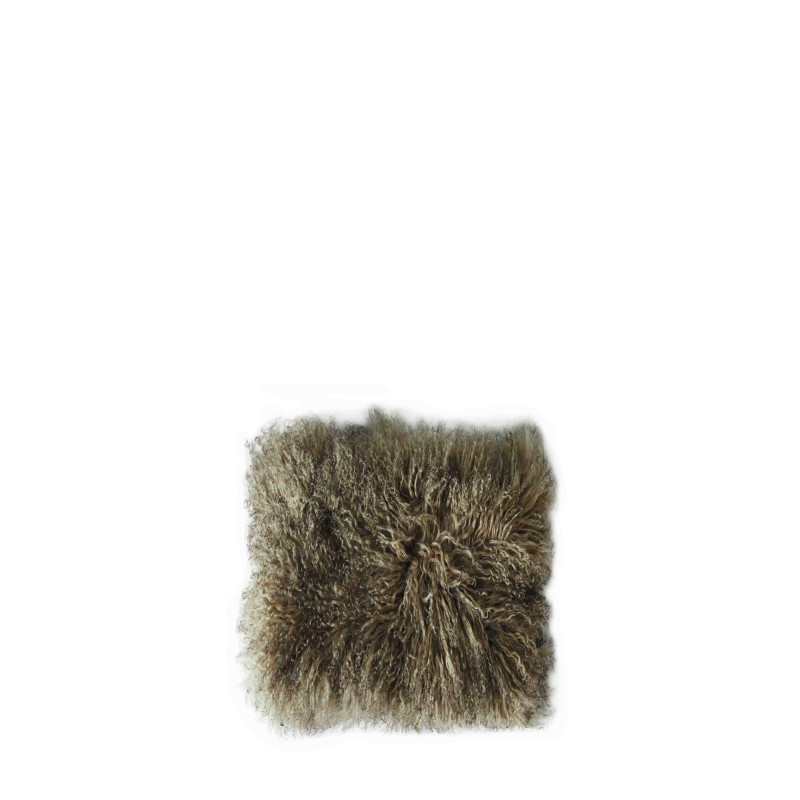 Housse fourrure de la mongolie 20 x 20 cm