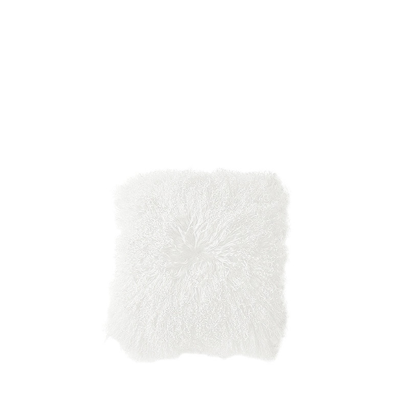 Housse fourrure de la mongolie 40 x 40 cm