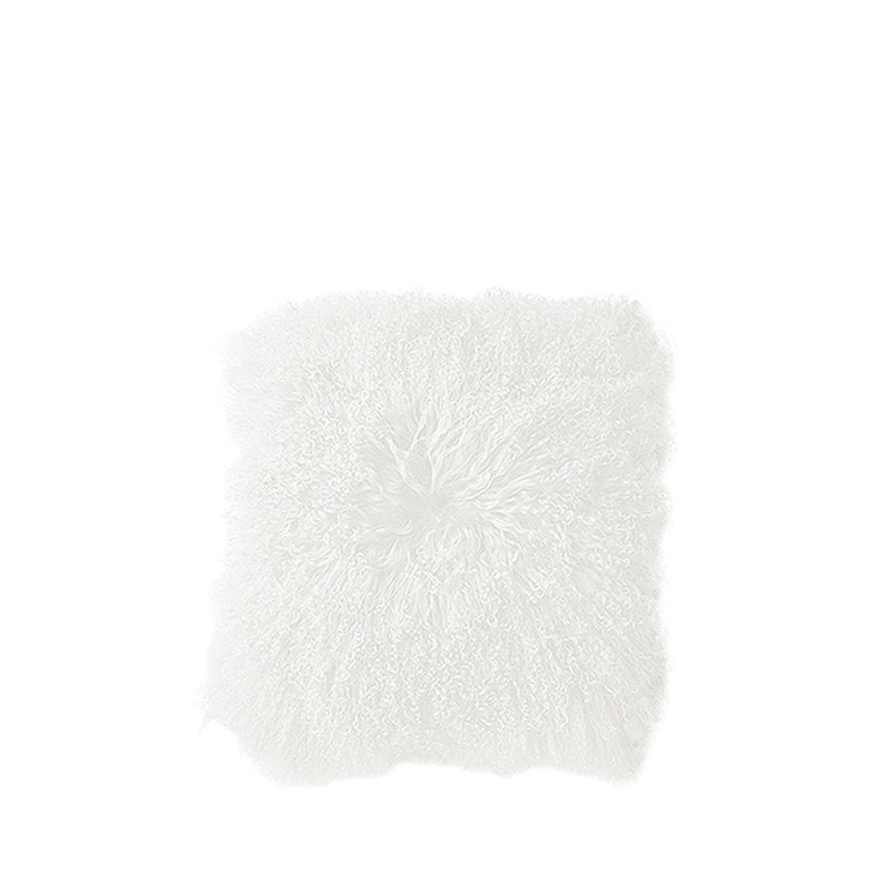 Mongolian fur pillowcase 60 x 60 cm