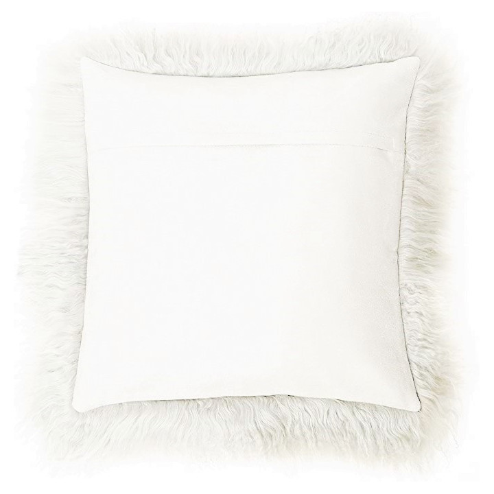 Mongolian fur pillowcase 60 x 60 cm