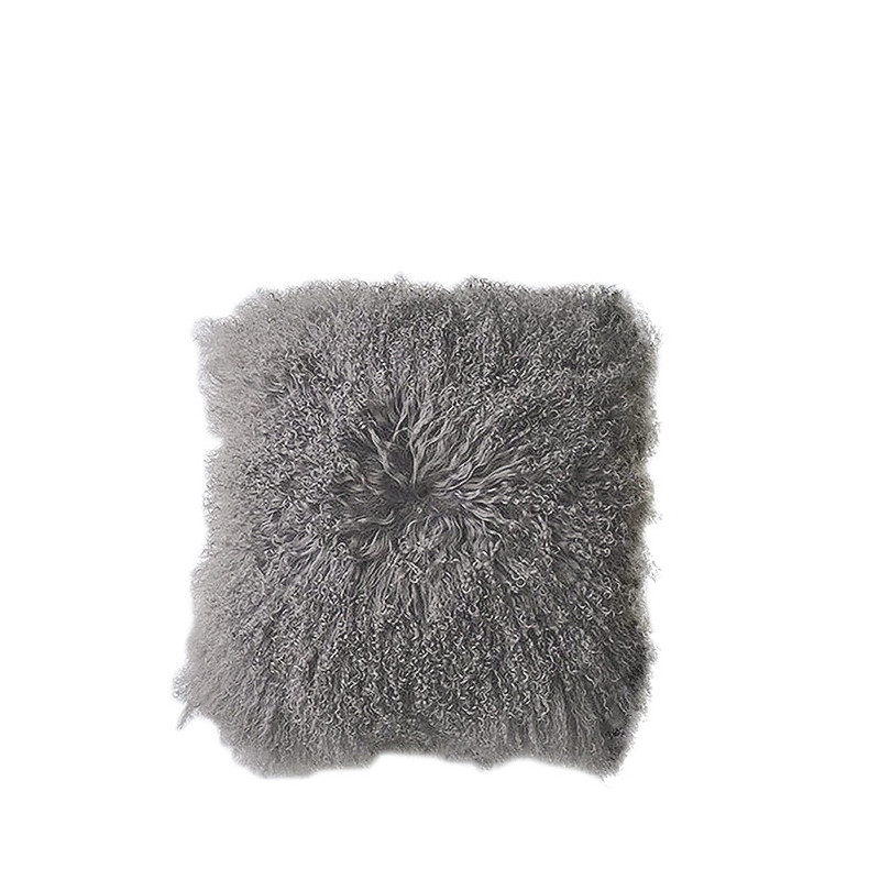 Housse fourrure de la mongolie 60 x 60 cm