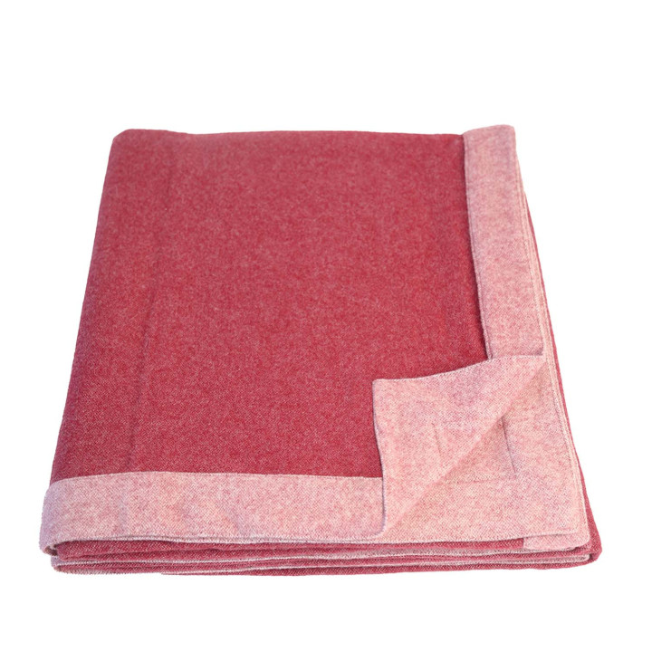 Couverture fine en 100% laine merino