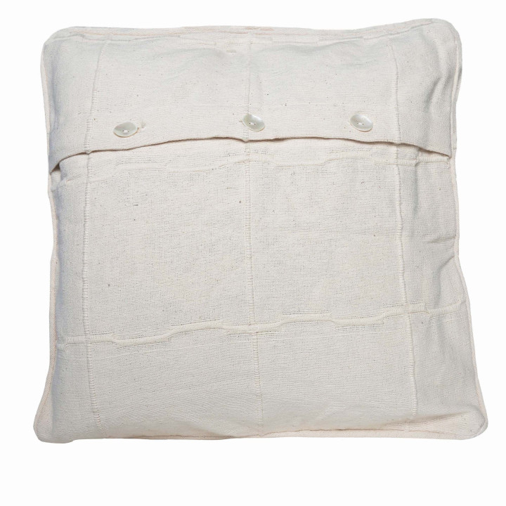 100% cotton pillowcase with squares 40x40 cm