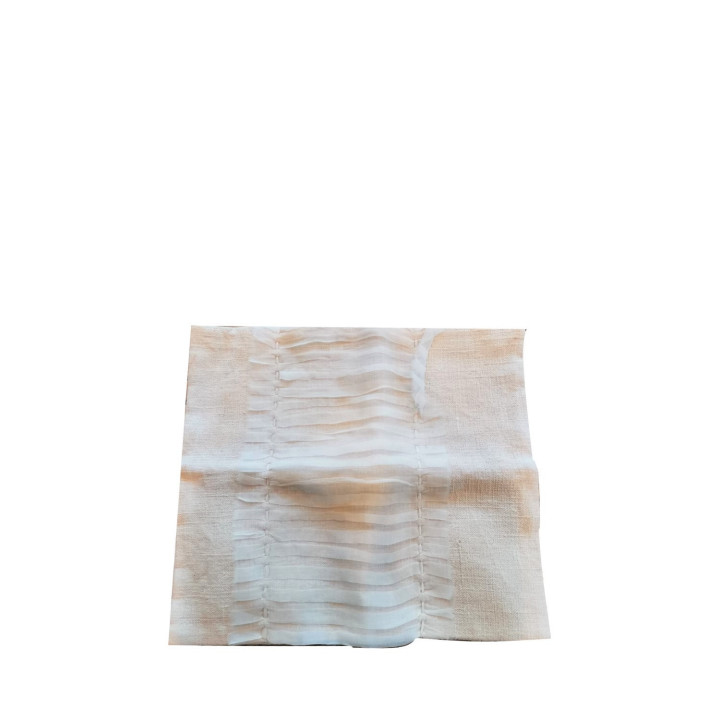 Housse en canapa avec decor tulle 50 x 50 cm
