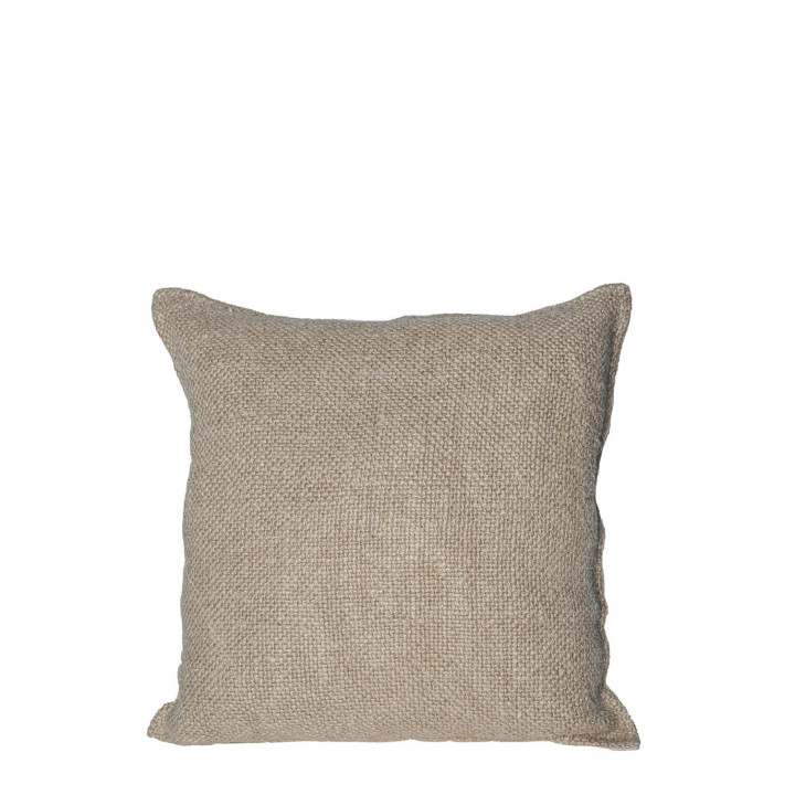 Handmade linen by loom in 100% linen 50x50 cm
