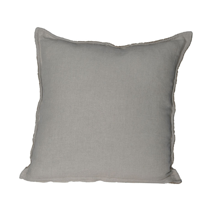 Handmade linen by loom in 100% linen 50x50 cm