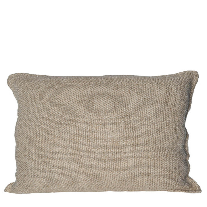 Handmade linen by loom in 100% linen 50x85 cm